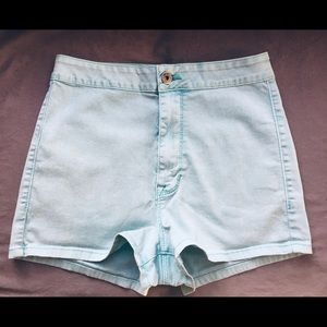 Bullhead Hi Rise Denim Shorts